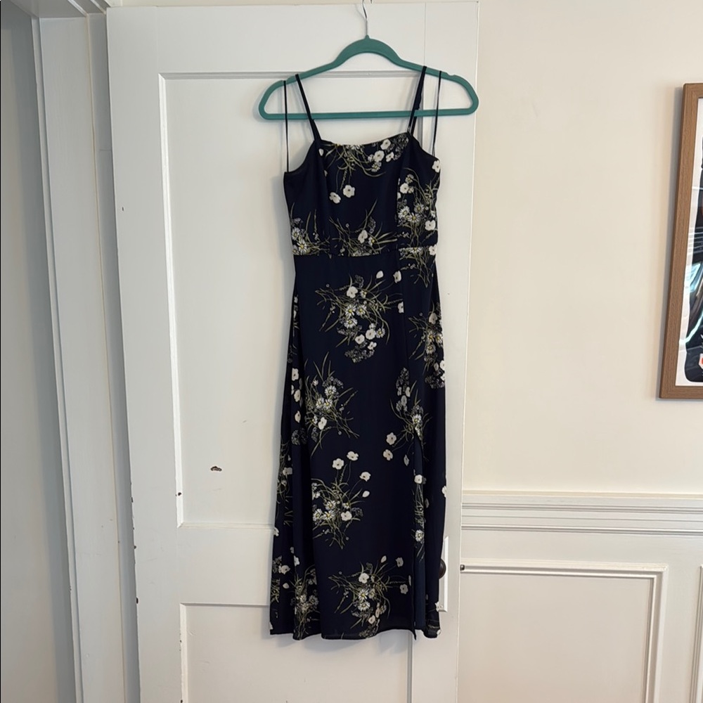 Floral Black Dress